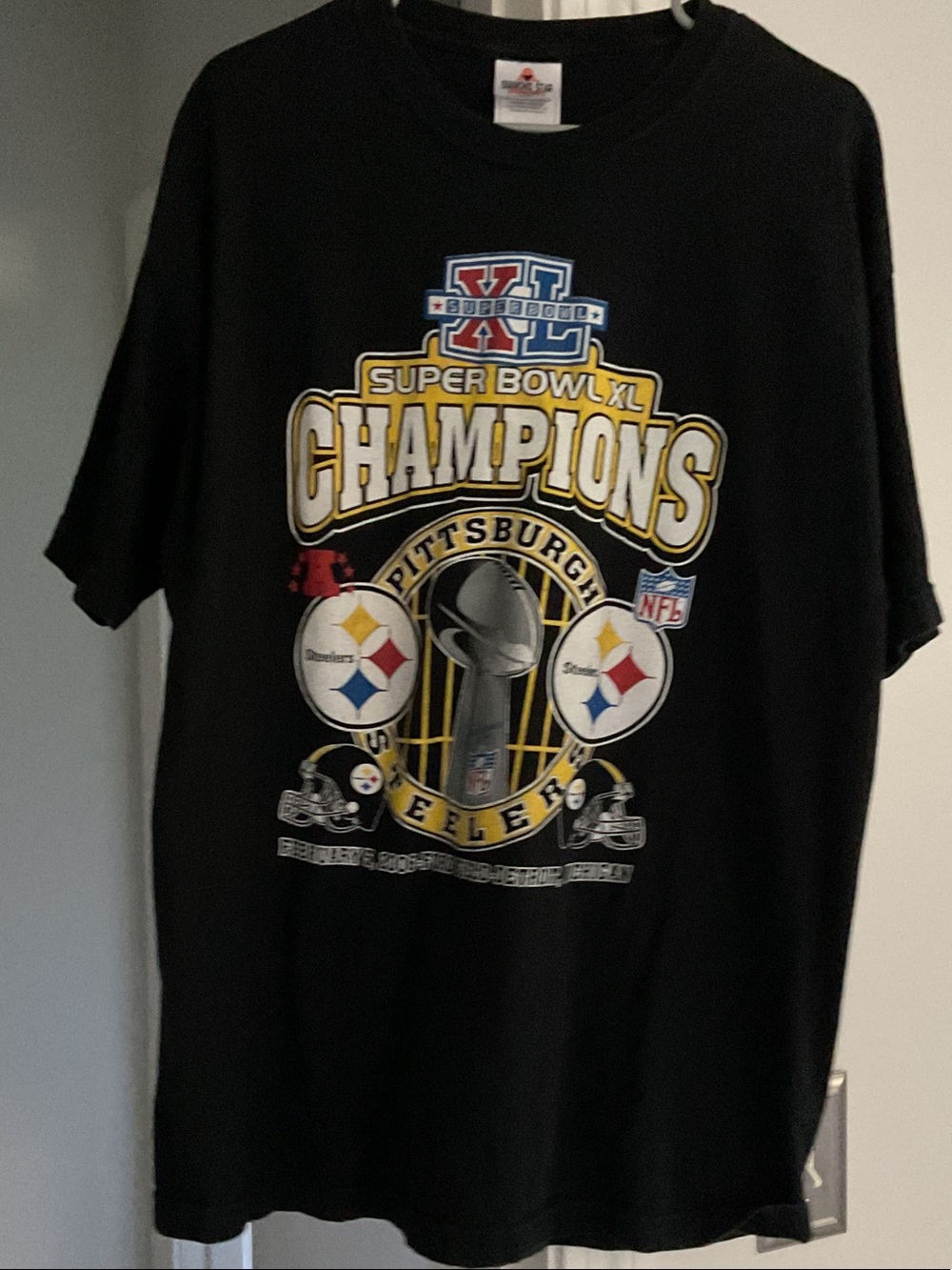 Pittsburgh Steelers Super Bowl XL short sleeve shirt